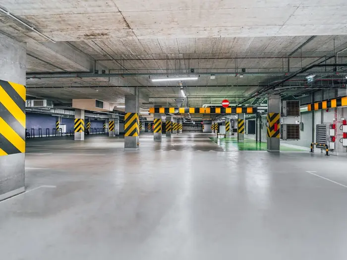 Rampalı kapalı otopark zemin kaplaması — Maya Zemin